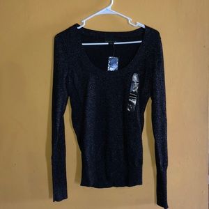 A nice long sleeve sparkly shirt